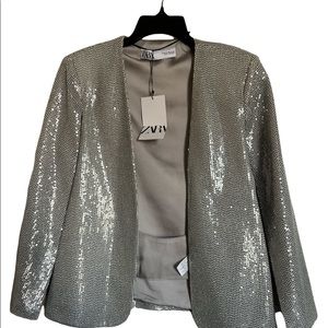 Zara Cape sequin Jacket